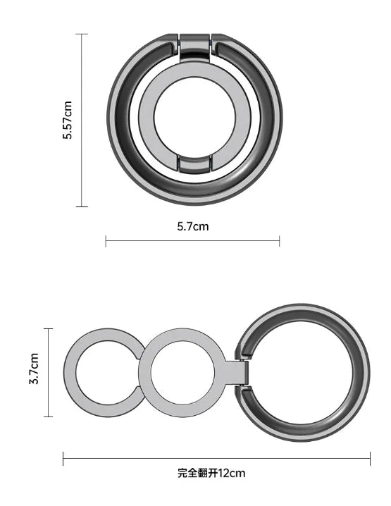For Magsafe Cellphone Grip Magnetic Ring Phone Holder Cellphones Stand Phone Accessories Support Telephone Grip Tok