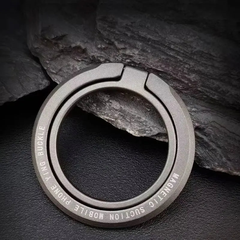 Magnetic Finger Ring Holder For MagSafe Phone Smartphone Accessories for iPhone 17 16 15 Pro Max Magnet Phone Stand Grip Mount