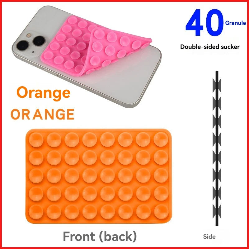 Silicone Suction Cup Phone Stand with Strong Double-sided No-hand Grip, Video Fixing Pad, Silicone Rubber Suctionsilicone Case